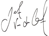 Jef van de Graaf's signature